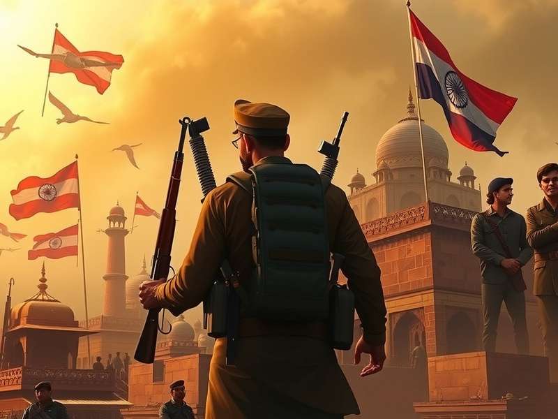 Ace Epic Struggle Key Art showing Indian freedom fighters in strategic battle formation